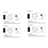 фото thumb №10, Выключатель - кнопка защёлочный 18mm niebieski