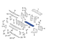 Porsche cayenne e3 23- руль воздуха кронштейн радиатора 9y0121293f Оригинал, фото thumb