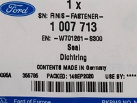 фото thumb №4, Уплотнительное кольцо 9.5x2.0mm трубки щуп уровня масла ford