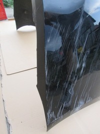 фото thumb №12, Бампер зад задній lexus is iii чорний + спойлер накладка dol нижня