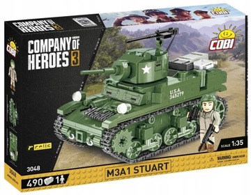 COBI 3048 M3A1 ТАНК СТЮАРТ КОМПАНИЯ ГЕРОЕВ 3