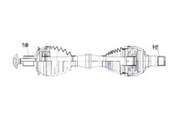 фото thumb №10, Nty полуось приводная mercedes w176 a160 a180 12- w242 w246 b160 b180