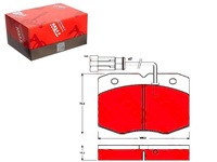 фото thumb №1, Тормозные колодки ham. iveco p. daily 89-98 с датчиком