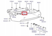 фото thumb №9, Напрямна бампера правий задня accent excel 95-99