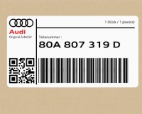 Купити Element замикаючий ліва audi q5 q5/sportback, фото thumb
