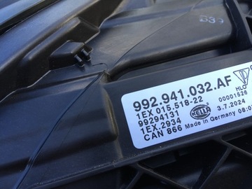 фото thumb №14, Porsche 911 carrera 992 рестайлинг лампа капот бампер крыло перед hd matrix