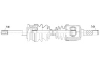 Приводной вал приводная mazda b2500 2.5d 2.5td 4wd 99-, ford ranger 2.5 2.5td 4wd 99 Цена, фото thumb