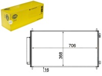 Купить Конденсатор кондиционера honda cr-v 07- hella, фото thumb