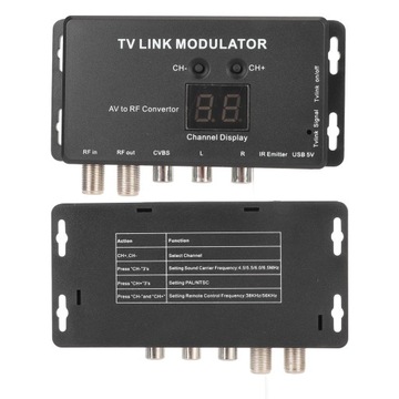 ИК-UHF TV LINK МОДУЛЯТОР AV-ВЧ-ПРЕОБРАЗОВАТЕЛЬ TM70