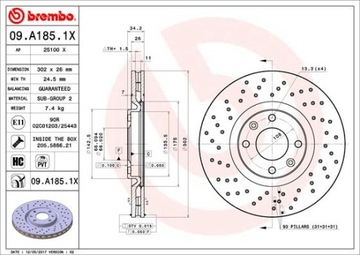 фото thumb №3, Диски тормозные колодки перед brembo peugeot 208 i