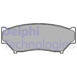 фото thumb №2, Тормозные колодки тормозные перед delphi do suzuki jimny 1.5