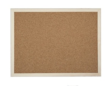 Tablica korkowa w drewnianej ramie 90cm x 120cm