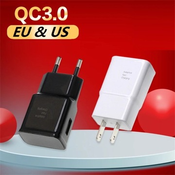 Универсальный USB-адаптер для путешествий для настенного телефона, быстрое зарядное устройство европейского стандарта, вилка стандарта США, мобильный телефон