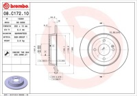 фото thumb №3, Гальмівні диски гальмівні колодки задня brembo hyundai i20 active