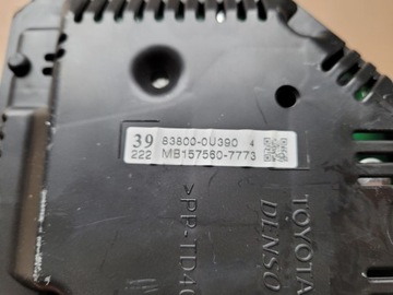фото thumb №10, Прилади спідометр  toyota yaris iii гібрид 83800-0u390