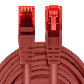 Красный интернет-патч-корд UTP LAN длиной 1 м