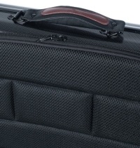 Стеклопластиковый футляр для скрипки 4 4 Street M-case Black Point - Maroon