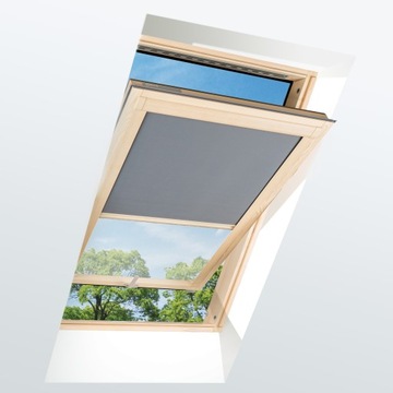 Рулонная штора Blackout 78x140 на окна Fakro Velux