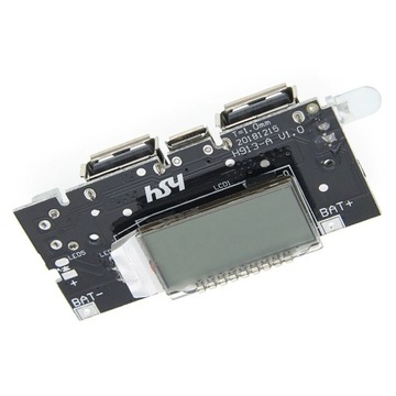 МОДУЛЬ ПИТАНИЯ с ЖК-дисплеем — 2X USB (5 В, 2,1 А и 1 А)