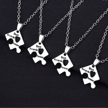 Ожерелье с подвеской BEST FRIENDS BFF friends X4
