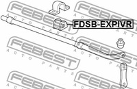 фото thumb №2, Втулка резиновый элемент стабилизатора задняя do ford usa explorer