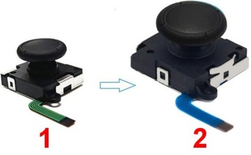 НОВЫЙ ДЖОЙСТИК 3D АНАЛОГОВАЯ РУЧКА JOY-CON STICK ЧЕРНЫЙ ПЕРЕКЛЮЧАТЕЛЬ NINTENDO OLED V3
