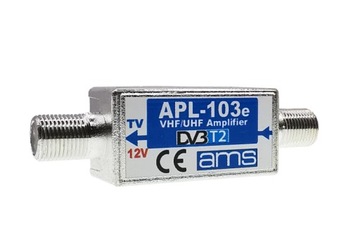 Антенный усилитель DVB-T2 APL-103e 10/14 дБ AMS