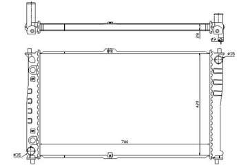 фото thumb №11, Радіаторів двигуна kia carnival 01- 2.9 crdi