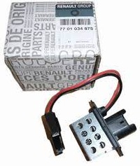 фото thumb №1, Резистор вентилятор резистор renault clio kangoo оригінал 7701034875