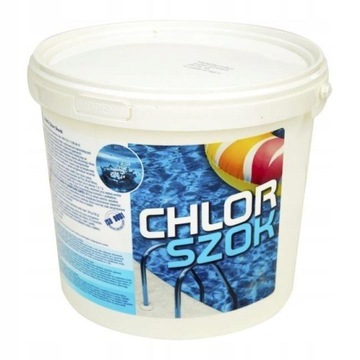 CHEMIA BASENOWA CHLOR SZOK 10W1 GOTIX SZOKOWE GRANULAT 5KG + PORADNIK