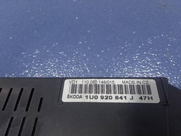 фото thumb №6, Skoda octavia i 1.9 tdi приборы спидометр eu 1u0920841j