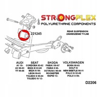 фото thumb №3, Vw golf 4 iv втулка балка задньої зад поліуретан