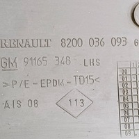 фото thumb №9, Молдинг дверь раздвижных левый задняя renault trafic ii 8200036093 nr202