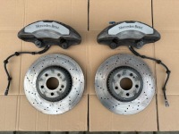 фото thumb №1, Mercedes c klasa w206 суппорты тормозные диски тормозные колодки перед brembo