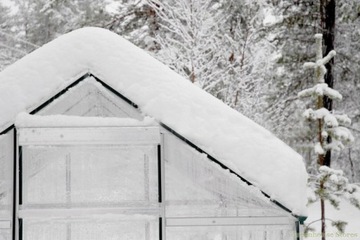 ТОННЕЛЬ ДЛЯ САДОВОЙ ТЕПЛИЦЫ 3,05м x 1,85м НАБОР ИЗ ПОЛИКАРБОНАТА МАТОВЫЙ АЛЮМИНИЙ