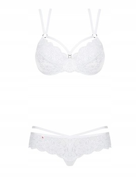 860-SET-2 комплект нижнего белья белого цвета S/M Obsessive