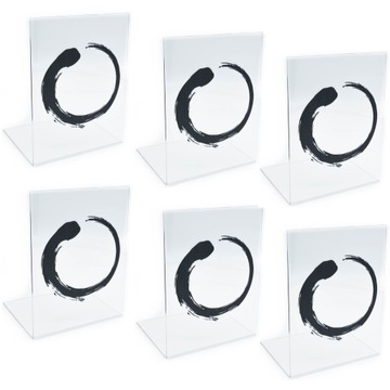 6x подставок для книг, прозрачная подставка ENSO
