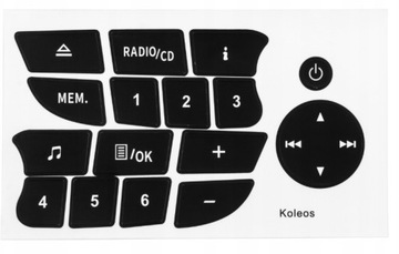 фото thumb №1, Renault megane clio наклейки ремонтні радіо