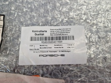 фото thumb №11, Porsche cayenne 7p5 7p5807834n спойлер диффузор бампера зад