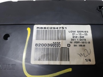 фото thumb №6, Спідометр  електричний renault megane ii