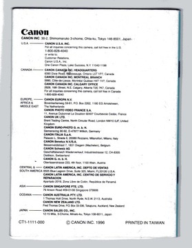 CANON EOS 500N / 500N QD РУКОВОДСТВО