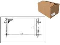 Купити Abakus 042-017-0026 радіатор, система охолодження двигуна, фото thumb
