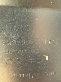 фото thumb №12, Audi a4 b9 s-line s4 бампер задняя оригинал 8w9807511m 8w9807385a org хороший