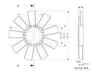 фото thumb №1, Nrf 49811 колесо вентилятора, охолодження двигуна