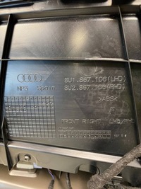 фото thumb №9, Audi q3 8u обшивка обивка дверь правый перед 8u1867106