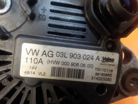 фото thumb №5, Vw crafter 2.0 tdi 15r 136km ckt генератор 03l903024a