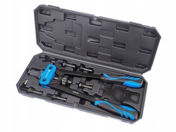 Nitownica do nitonakrętek M3-M10 Hogert + zestaw nitonakrętek M3-M10 150szt