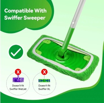 Подушечки для подметания Swiffer Mop, универсальная швабра