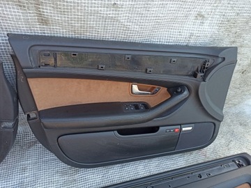 фото thumb №3, A8 d3 довгий боковина лівий правий перед зад амаретто оббивка kpl шкіра 4szt