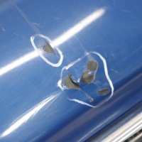 фото thumb №12, Mini r50 бампер задний защита панель задний хром hyper blue niebieski - a28